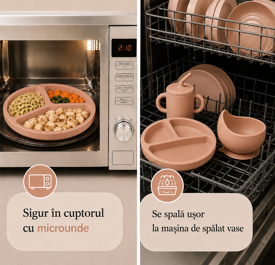Set Diversificare Bebeluși 8 Piese - Caramel