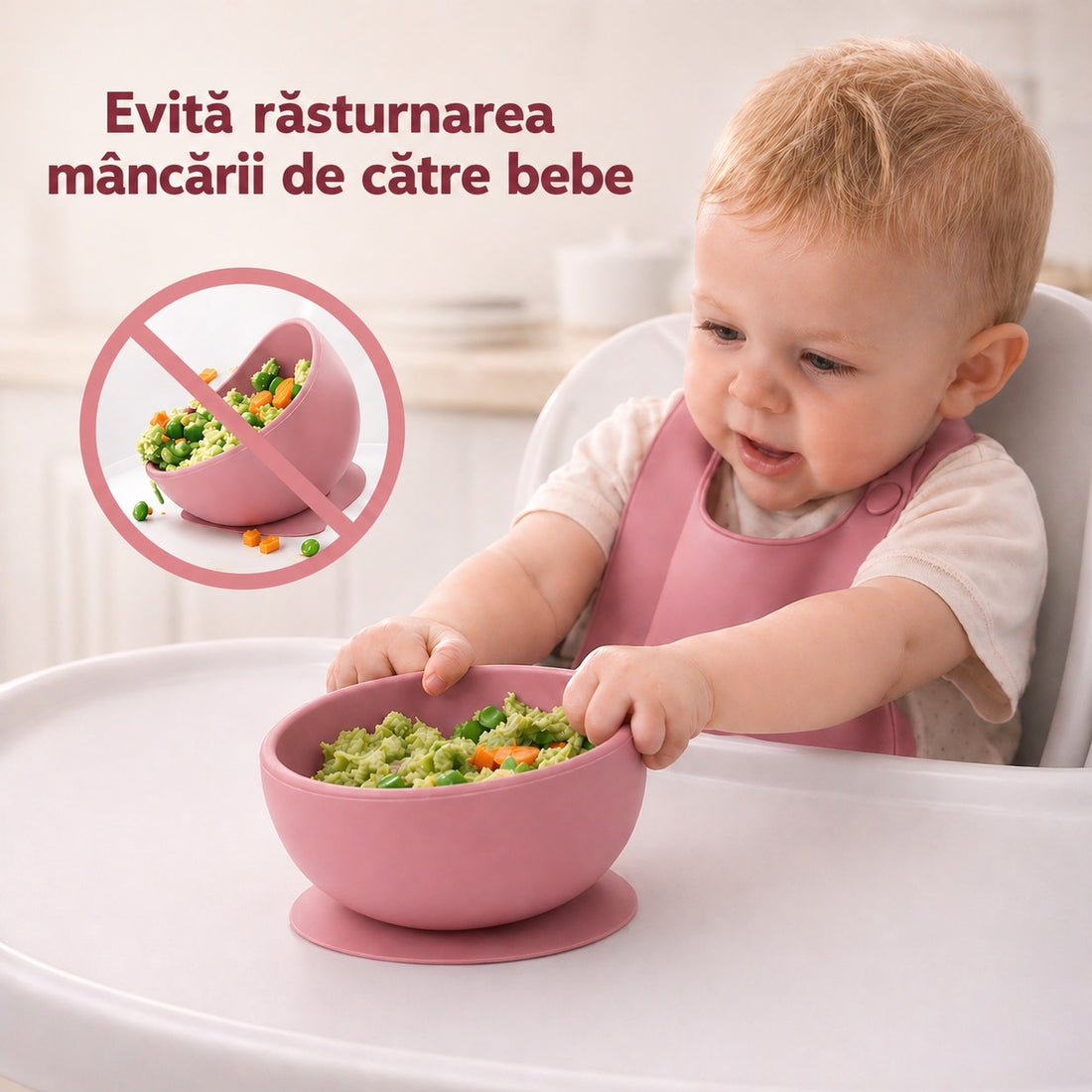 Set 8 piese Roz închis