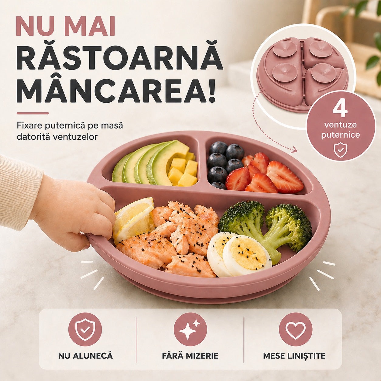 Set 8 piese Roz închis