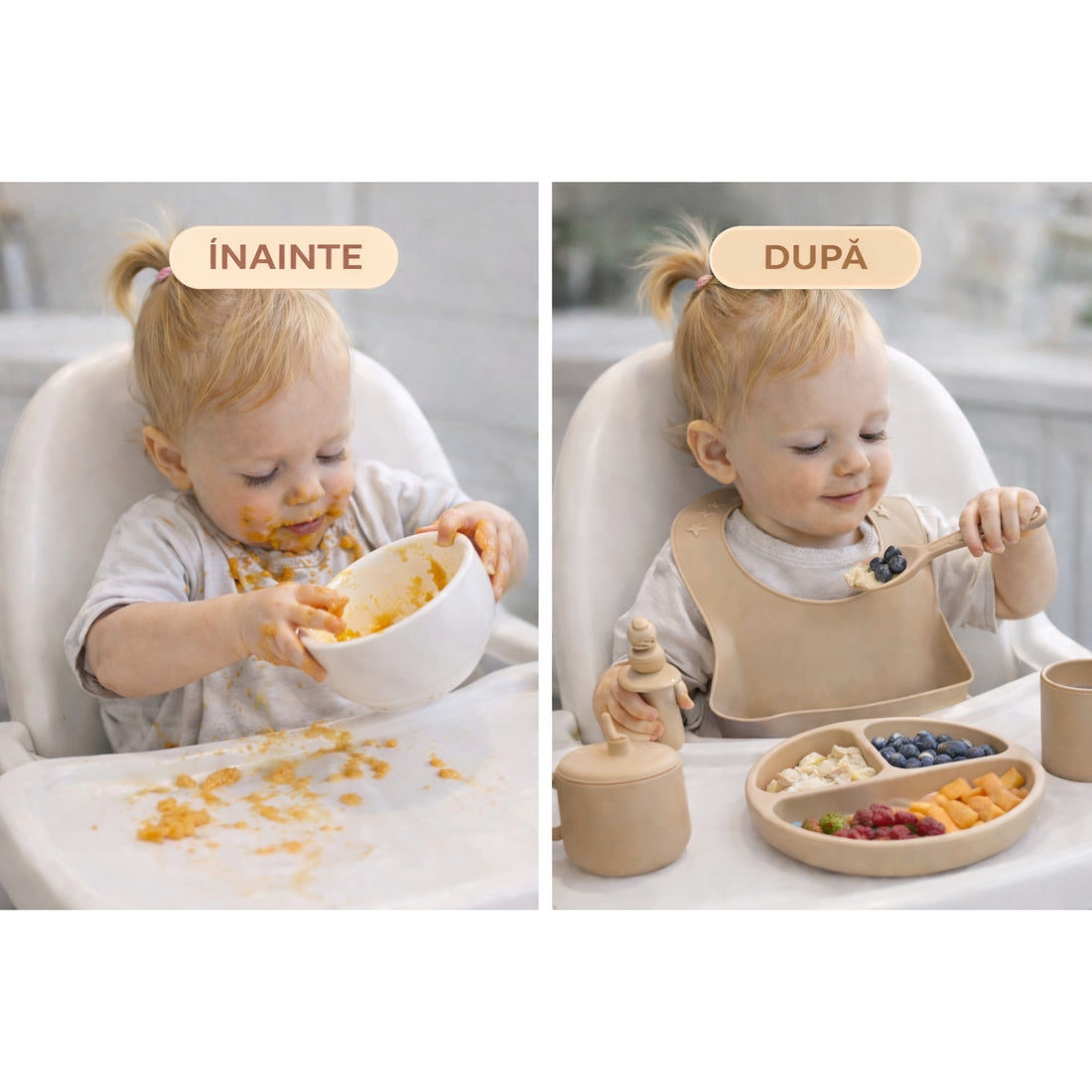 Set 10 piese Bej