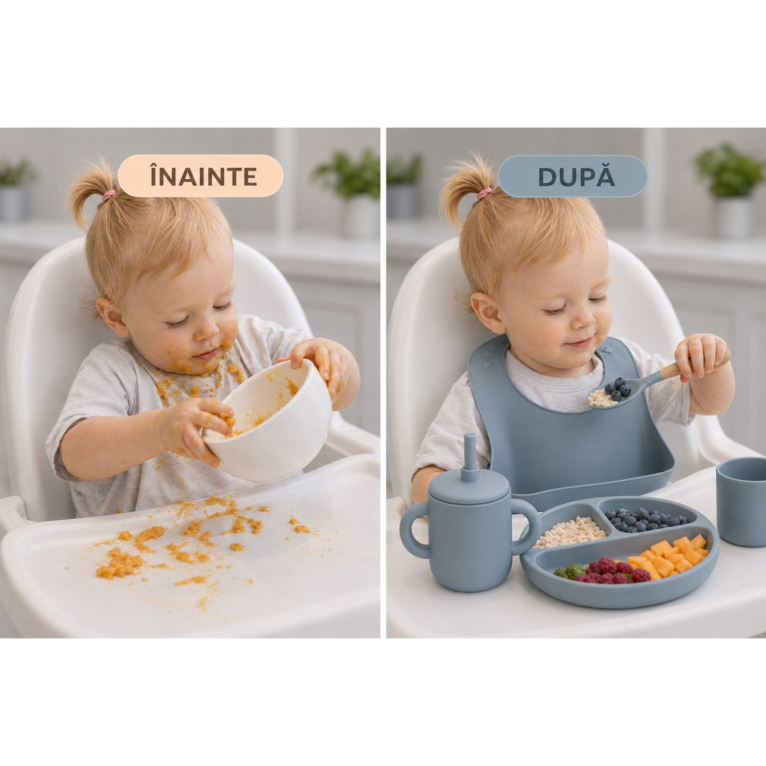 Set 10 piese Albastru petrol