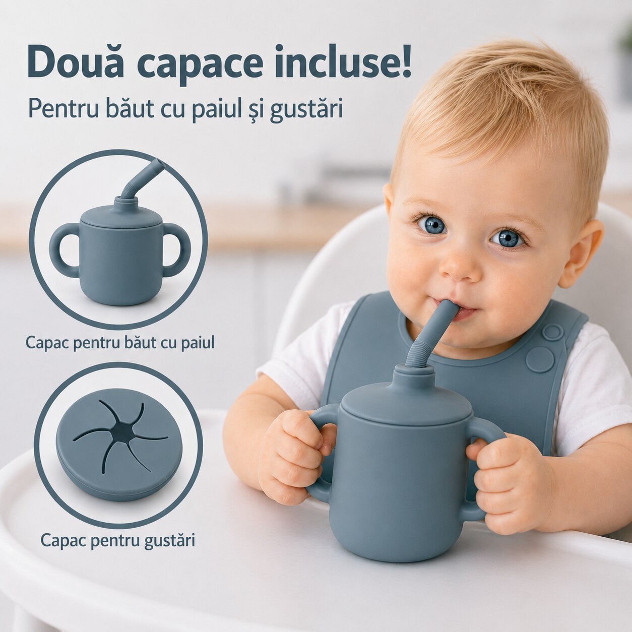 Set 10 piese Albastru petrol