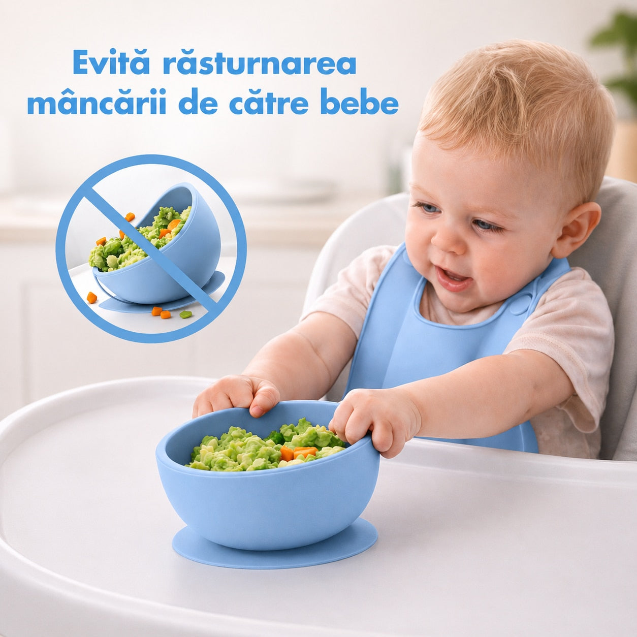 Set 10 piese Albastru deschis