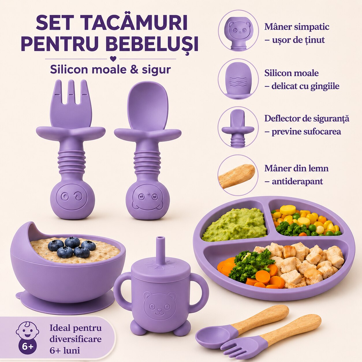 Set 8 piese Mov